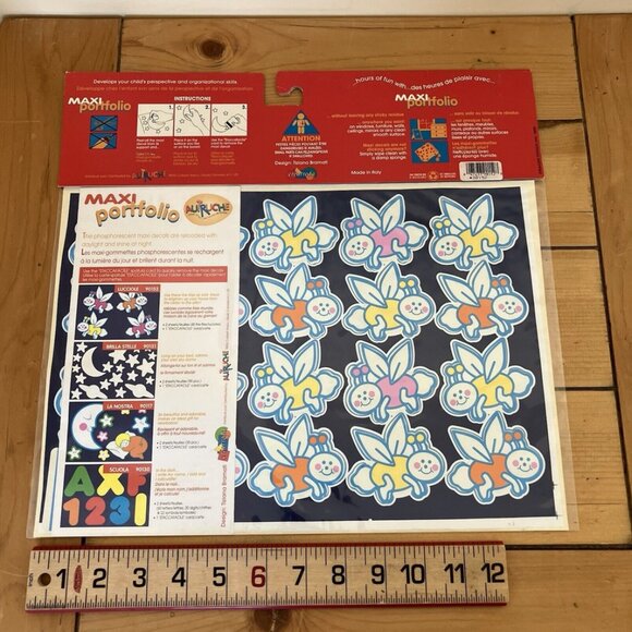 Firefly Glow in the Dark Wall Decals Maxi Portfolio Vintage 90s Made in Italy - Picture 4 of 4